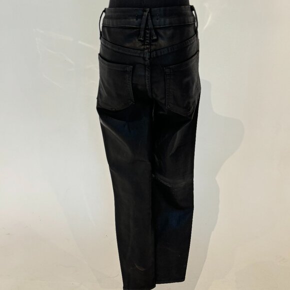 Good American Jet Black Straight Leg Pants - Picture 4 of 5